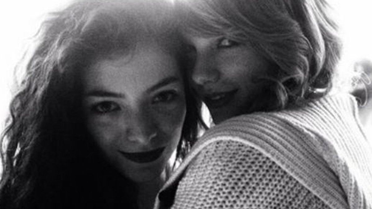 Lorde och Taylor Swift. 